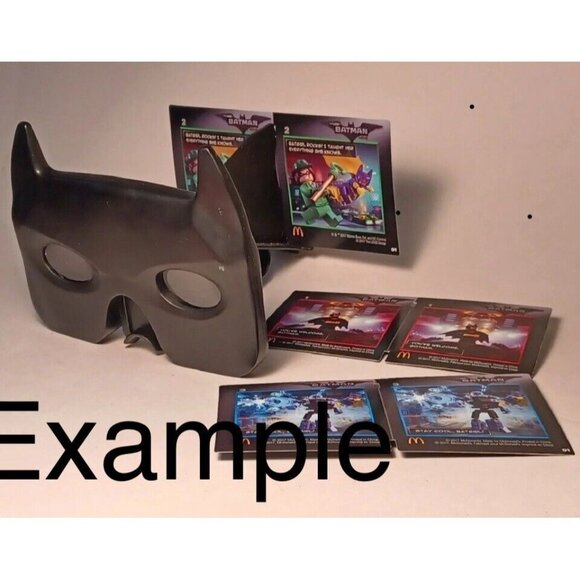 McDonald's The Lego Batman Movie Batman Black Viewer Kid's Meal Toy NIP #2 - Picture 8 of 8